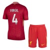 Liverpool Virgil 4 Hjemme 2024-25 - Barn Draktsett